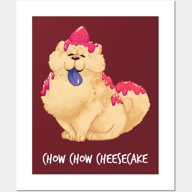 Chow Chow Cheesecake Wall Art by mcbenik